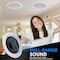 Pyle Pyle 6.5" In-Wall / In-Ceiling Speakers, 2-Way Flush Mount Home Speaker Pair, 200 Watt (Pair) PDIC1661RD - alternate 5